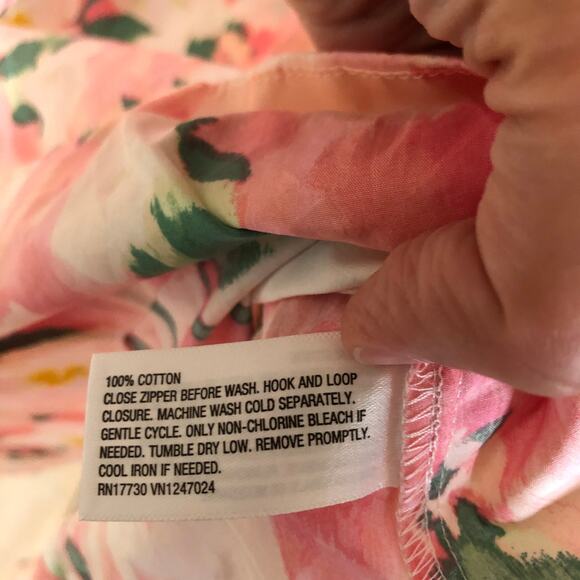 A New Day NWT Women's Corset Woven Mini A-Line Dress Pink Floral Size 16 - Picture 9 of 11